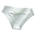 thumbnail image 2 of rygai Women Underpants Mid Waist Seamless Soft Sweat Absorption Anti-septic Breathable Comfortable Women Briefs for Inner Wear,Light Green 3XL, 2 of 6