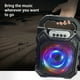 thumbnail image 5 of Sistema Estéreo Bluetooth Altavoz Bluetooth, Estereo Portátil Al Aire Libre con Luces de Color, Mini Sistema Estéreo Portátil Al Aire Libre, 5 of 9