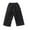 Black, variant on Ashirexll Girls Cargo Pants Leggings Spring Solid Color Work Pants With Multiple Pockets Loose Pants for Boys and Girls