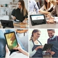 thumbnail image 7 of Dteck Case for Samsung Galaxy Tab A7 Lite 8.7 Inch 2021 (SM-T220/T225),3-Layer Protection Kickstand Heavy Duty Shockproof Rugged High Impact Protective Cover for Galaxy Tab A7 Lite 8.7" 2021,Black, 7 of 7