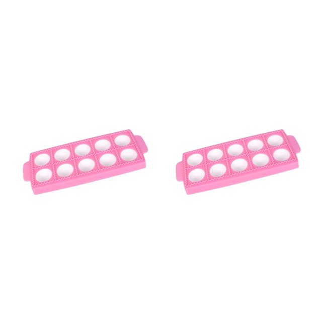 pitrice 10/21 Holes Square Dumpling Maker Pastry Tools DIY Tool for Heat-resistant Baking Mold Cake Decoration for Home Bakery 10 Grid/Round 10 Grid/Round 2Set