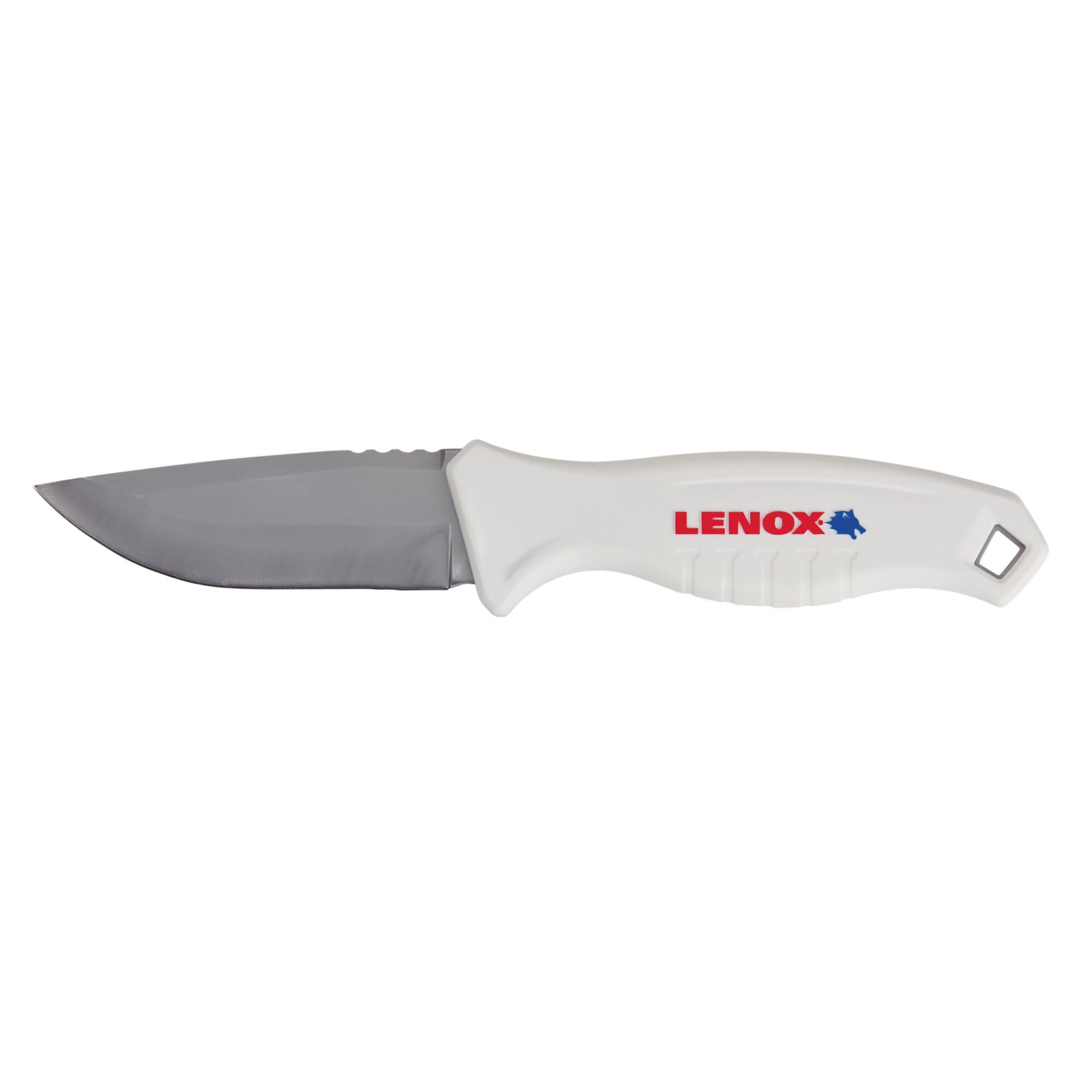 View Larger Lenox® Tradesman™ LXHT14701 Resharpenable Utility Knife, Stainless Steel Blade with Sheath