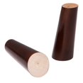 thumbnail image 2 of Patas de madera yuxing para muebles 150 mm color Nogal con tornillos, 2 of 3