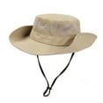 thumbnail image 1 of Sombreros para hombre y mujer, estilo único, color sólido, sombrero de pescador, sombrero de playa, sombrero de poliéster para mujer., 1 of 2