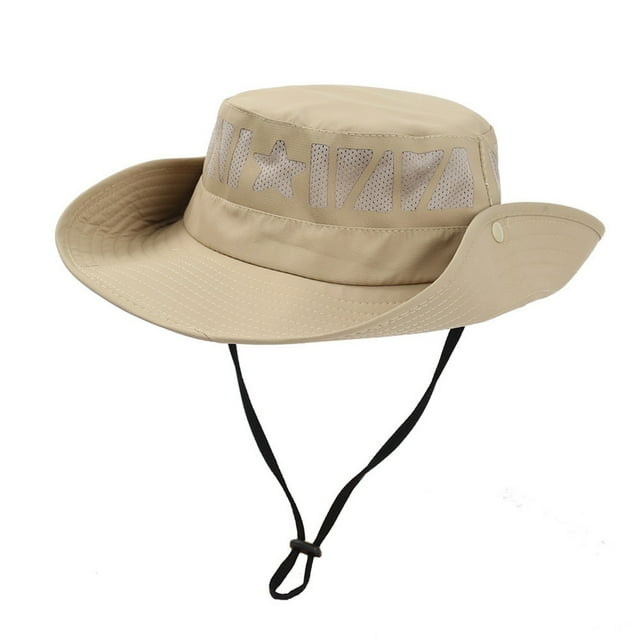 Sombreros para hombre y mujer, estilo único, color sólido, sombrero de pescador, sombrero de playa, sombrero de poliéster para mujer.