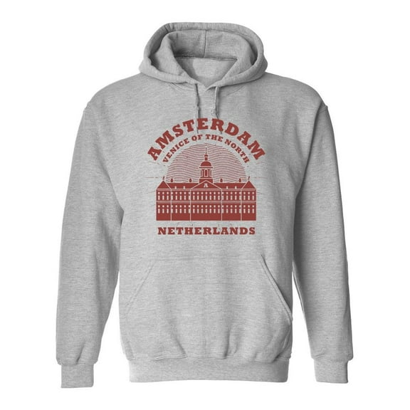 Amsterdam Venice North. Hoodie Men -Image by Shutterstock, Male Small