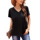 thumbnail image 3 of Camiseta casual para mujer top de manga corta de verano con cuello en V para la playa Octpeak Otros, 3 of 8