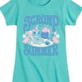 thumbnail image 3 of Lilo & Stitch - Scrump Summer - Toddler And Youth Girls Fitted Short Sleeve Graphic T-Shirt, 3 of 5