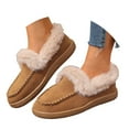 thumbnail image 3 of YLYL Womens Winter Slippers Fuzzy Fluffy Comfy Warm Slip on Moccasin Indoor Outdoor House Shoes, 3 of 9