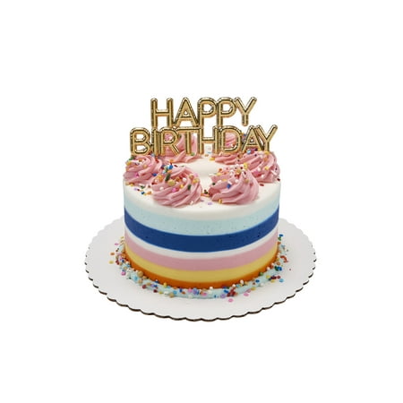 Packed Party Happy Birthday Round Cake