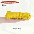 thumbnail image 4 of Uxcell Cuerda Paracord de 4 MM 49FT para Camping [1PCS] - Cuerda de 7 hebras 550LB para Tiendas de Camping y Lonjas [Amarillo], 4 of 6