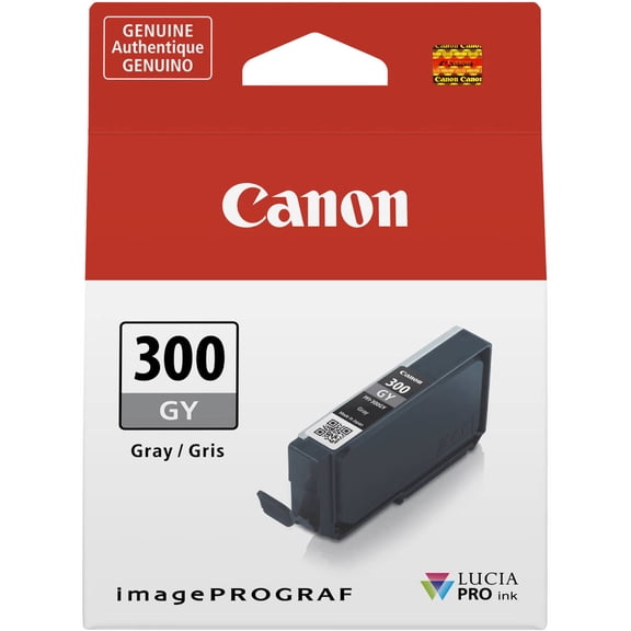 Canon LUCIA PRO PFI-300 Original Ink Cartridge Gray 1 Pack 4200C002