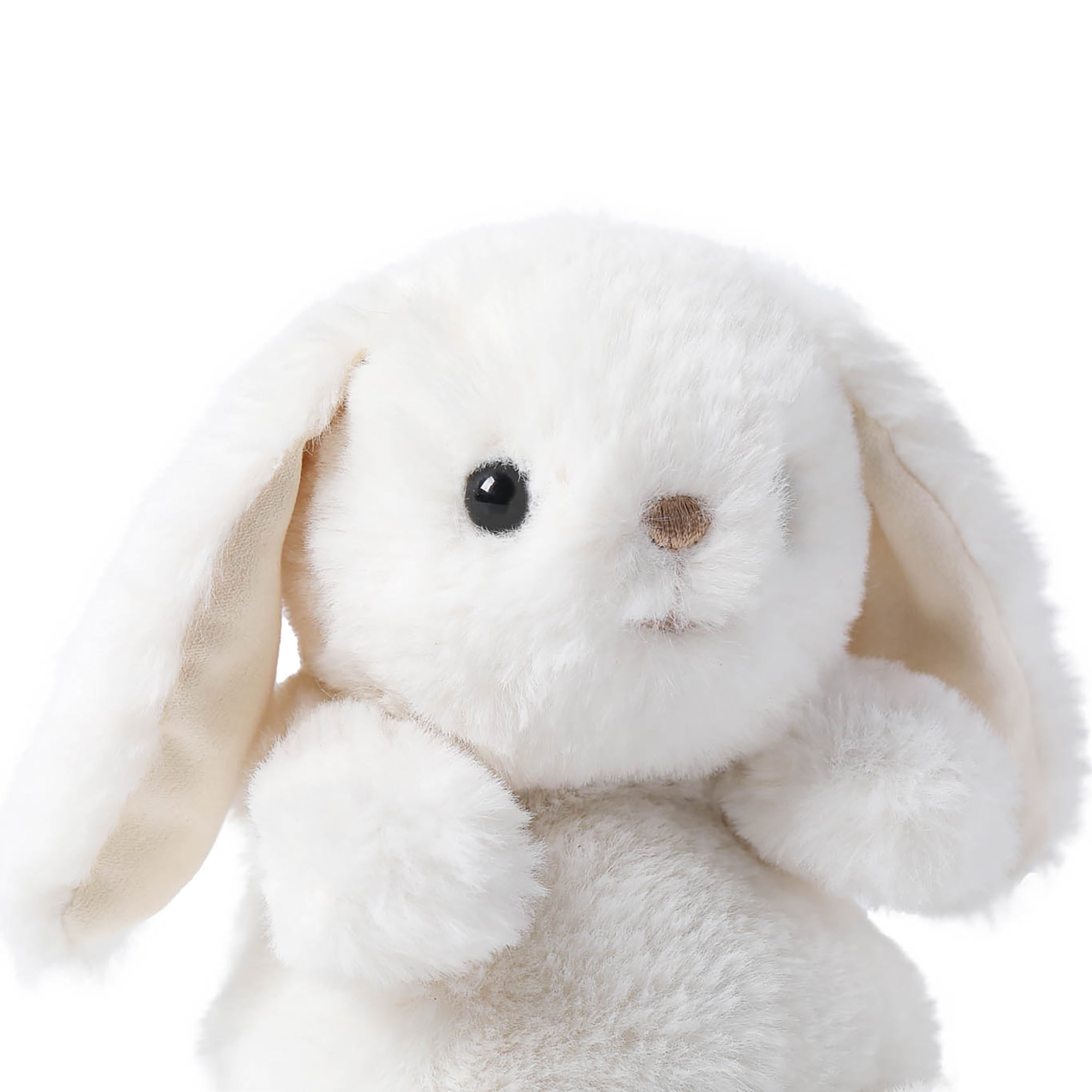 McHugs: Lazy Mini Comfort - Leveret Bunny - 6" White Stuffed Animal Plush, Soft Weighted Cuddle Toy, Cozy Comfort Play-Nap Companion, Baby-Toddler-Kid