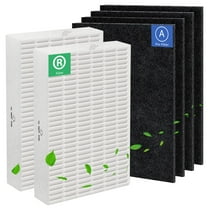 Brightify HEPA Filter Replacement for Honeywell HPA100, 2 HEPA Replacement Filters R 4 Carbon Pre-Filters A, Air Purify Filter Replacement for Honeywell HPA094, HPA3100, HPA5100 Series