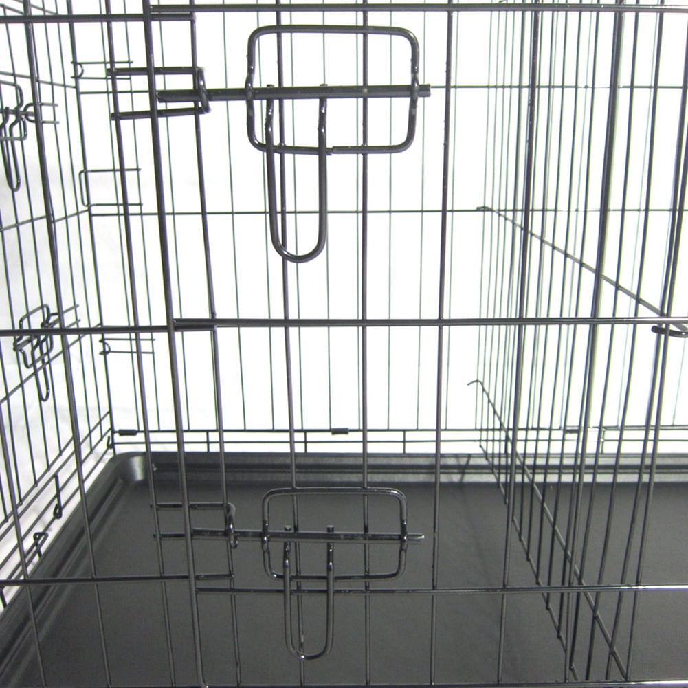 Kadyn Dog Crate Dog Cage Pet Crate for Large Dogs Folding Metal Pet Cage Double Door W/Divider Panel Indoor Outdoor Dog Kennel Leak-Proof Plastic Tray Wire Animal Cage (Black Dog Playpen, 42") Kadyn Dog Crate Dog Cage Pet Crate for Large Dogs Folding Metal Pet Cage Double Door W/Divider Panel Indoor Outdoor Dog Kennel Leak-Proof Plastic Tray Wire Animal Cage (Black Dog Playpen, 42")