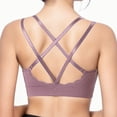 thumbnail image 4 of PEASKJP Soutien-Gorge Sans Armatures en Coton Extensible Confort Extrême, Violet TG, 4 of 4