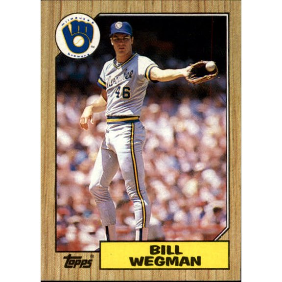 Collectible 1987 Topps #179 Bill Wegman MLB Baseball Trading Card