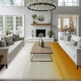 thumbnail image 3 of 6'x9' Area Rugs, Burnt Orange Beige Ombre Indoor Outdoor Area Rug for Living Room Bedroom, Modern Abstract Art Texture Washable Bathroom Rugs Kitchen Floor Carpet Mats Home Decor Aesthetic, 3 of 8