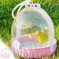 thumbnail image 1 of Small Pet Travel Carrier Portable Bird Cage For Small Feathered Pet, 1 of 7