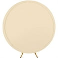 thumbnail image 6 of Circle Arch Backdrop Cover, 6/6.5/7.2ft Round Arch Backdrop Cover, Party Supplies For Wedding, Birthday, Hand Wash Or Machine Wash, 6 of 6