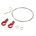 thumbnail image 4 of RC Chain Hook, Aluminum Alloy 96cm Steel Rope RC Metal Trailer Hook  For D90 RC Car Red,Blue,Black, 4 of 8