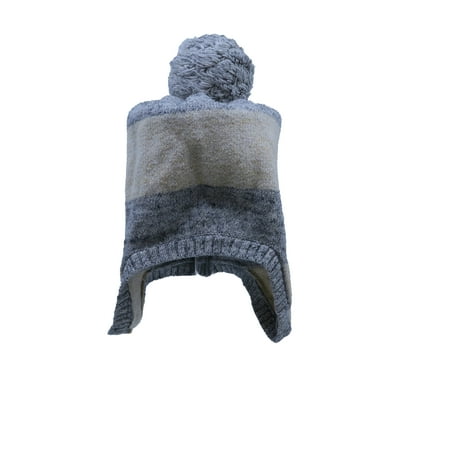 

Pre-owned Gap Unisex Grey | Stripes Winter Hat size: 12-18 Months