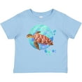 thumbnail image 3 of Inktastic Pompano Beach, Florida Swimming Sea Turtle with Bubbles Boys or Girls Baby T-Shirt, 3 of 5