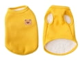 thumbnail image 2 of Summer Dog Shirt Cute Lightweight Soft Breathable Elastic Sleeveless Vest Suitable for Small and Medium Sized Dogs,Yellow,M, 2 of 5