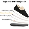 thumbnail image 5 of House Slippers for Women Cozy Plush Fleece Bootie Memory Foam House Shoes Boots with Nonslip Sole, Black, Size 7-8, 5 of 5