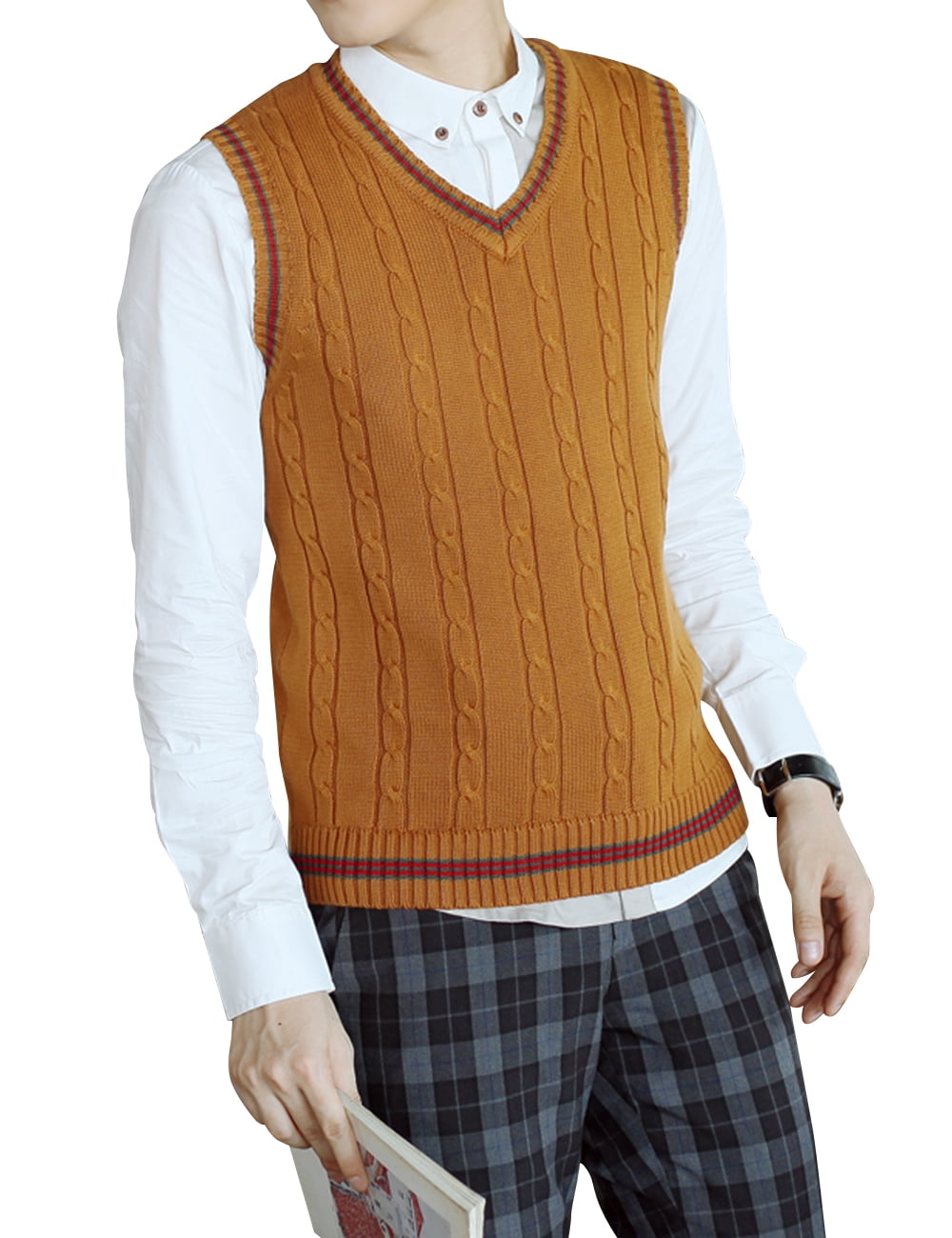 knit sweater vest mens