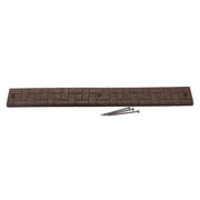GroundSmart Curb Landscape Edging, 4 Brown Rubber Garden Edging Border, 4 pack
