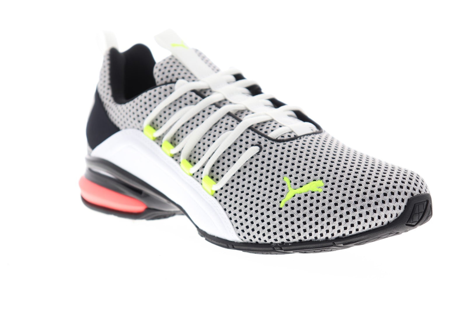 Puma Axelion Breathe Mens White Textile Athletic Running Shoes