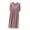 Purple, variant on Nightgowns for Women Short Sleeve Crew Neck Pleated Loose Sleepwear Casual Soft Midi Night Gown with Pockets