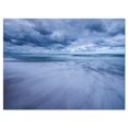 thumbnail image 2 of Stormy Clouds Over Ocean - Modern Seascape Canvas Artwork, 2 of 3