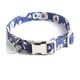 thumbnail image 1 of Collar de perro ajustable con cierre metálico de seguridad, correa para collar de perro de niña de algodón con nudo de plomo para collar de perro, 1 of 5