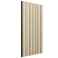thumbnail image 2 of Ekena Millwork AcoustixPro Noise Cancelling Concave Small Slat Wall Panel 11"W x 94 1/2"H, White Wash (2 Pack), 2 of 7