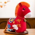thumbnail image 5 of 2026 Year of The Horse Plush Toys Set of Zodiac Horse Plushies, 5.9/8.6in Chinese New Year Decorations, Cute Mascot Dolls for Home Office Desk Car Spring Festival Gifts, 5 of 14