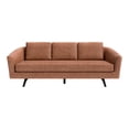 thumbnail image 3 of ZUO Divinity Modern Polyurethane Upholstered Sofa in Brown, 3 of 14