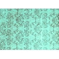 thumbnail image 1 of Ahgly Company Indoor Rectangle Abstract Turquoise Blue Contemporary Area Rugs, 7' x 10', 1 of 4