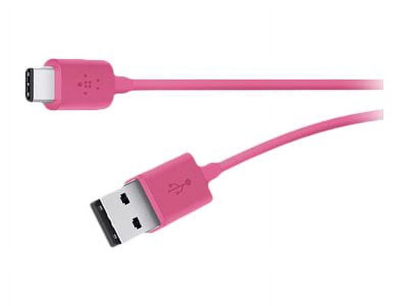 Belkin F2CU032bt06-PNK MIXIT↑ Charge & Sync 2.0 USB-A to USB-C Cable, 6ft (Pink)
