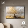 thumbnail image 5 of Tree of Golden Leaves Canvas Colorful Tree Art by Art Remedy, Black Frame, 54" x 36", 5 of 7
