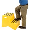 thumbnail image 4 of US Roto Molding B2185978 2 Step Plastic Step Stand - Yellow, 21 x 24.5 x 19.5 in., 4 of 7