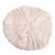thumbnail image 4 of AYYUFE - Boina trenzada holgada para mujer, gorro de ganchillo, gorro de punto para esquí, 4 of 5