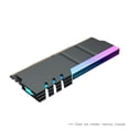 thumbnail image 1 of Computer DDR4 DDR5 5V ARGB Sync Memory Module Radiator PC RGB Colorful Ram Cooler Heatsink Cooling Shim Armor Black 1 PCS, 1 of 6