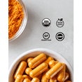 thumbnail image 6 of BioOptimal Organic Turmeric Capsules, Turmeric Curcumin Supplement for Immune Support, 60 Pills, 6 of 7