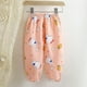 thumbnail image 2 of Odeerbi 1-6 Años Niños Niñas Pantalones de Chándal Conejito Estampado Pantalones de Chándal Pantalones Cortos Transpirables Sueltos, 2 of 3