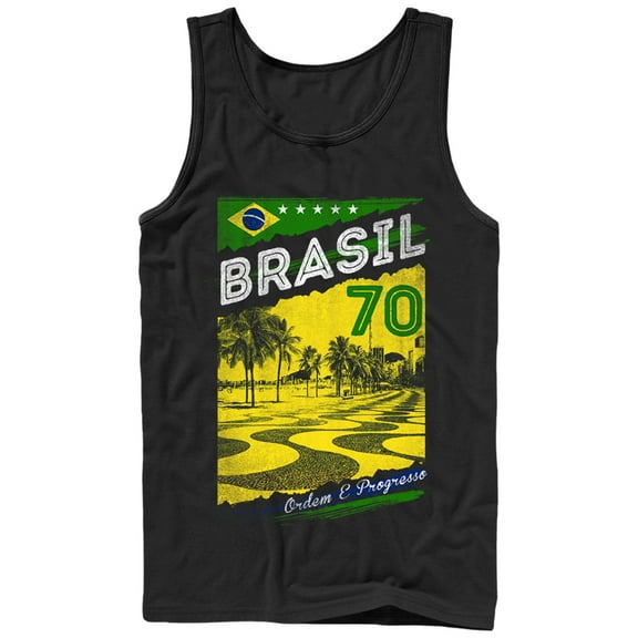 Men's Lost Gods Brasil 70  Tank Top Black Small