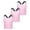 Pink 3pcs, variant on LYMAYTER Girls Breathable Double Lined Training Cami Bra Kids Teens Comfort Layer Tank Camisole Top