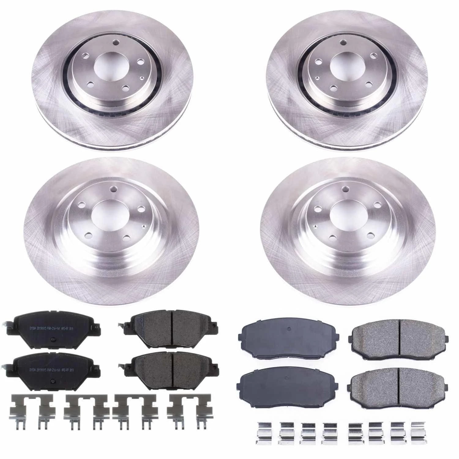 PowerStop Front and Rear Stock Replacement Brake Pad and Rotor Kit Fits: MAZDA Select Models KOE7610