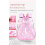 Backpacks for Girls with Charm,Schoolbags for Primary School Kids 8-14 Years,Kids Girls Teens Back to School Waterproof Large-Capacity Backpacks,Dreamy Purple